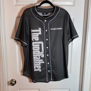 Men’s The Don Jersey The Godfather  Button up Size L